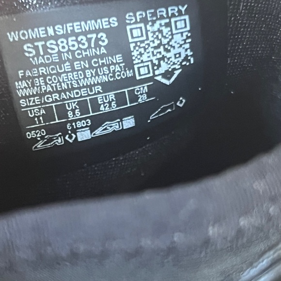 Sperry Women's Syren Cove Ankle Chelsea Rain Boot, Size 11, All black - Picture 10 of 10